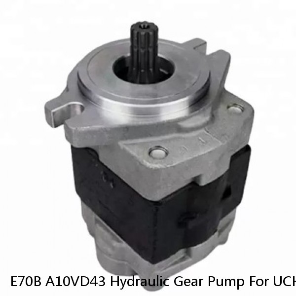 E70B A10VD43 Hydraulic Gear Pump For UCHIDA Excavator Parts Charge Pump