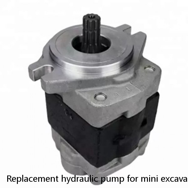 Replacement hydraulic pump for mini excavator