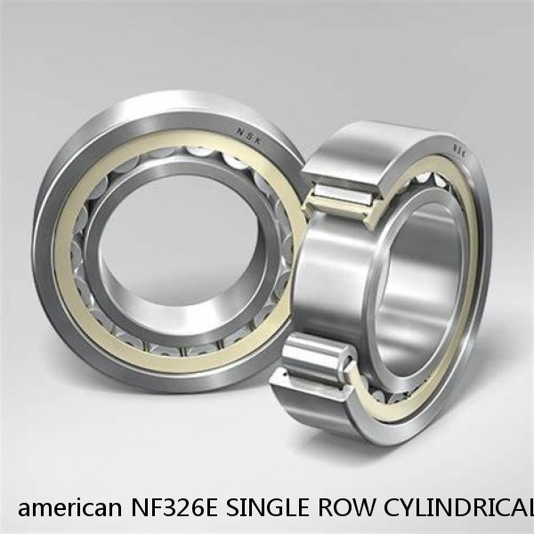 american NF326E SINGLE ROW CYLINDRICAL ROLLER BEARING